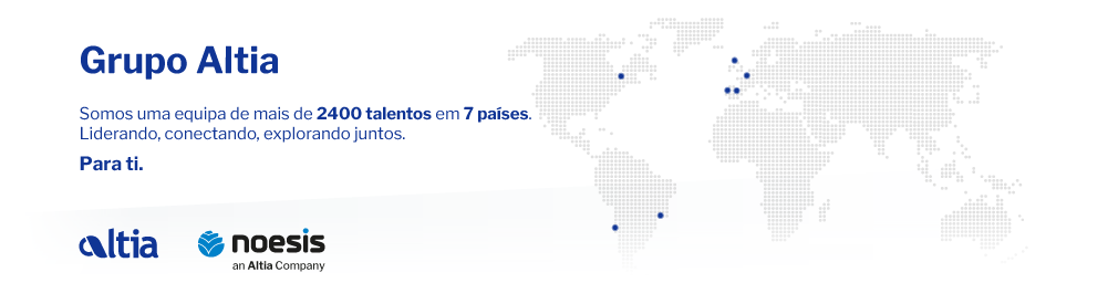 Somos uma equipa de mais de 2400 talentos, em 7 países. 